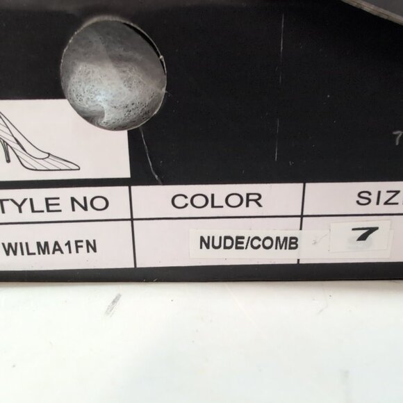 Fashion Nova Pointed Toe High Heels Women’s US 7 Nude WILMA1FN - Picture 8 of 9